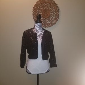 Bebe Sequin Jacket Size Medium